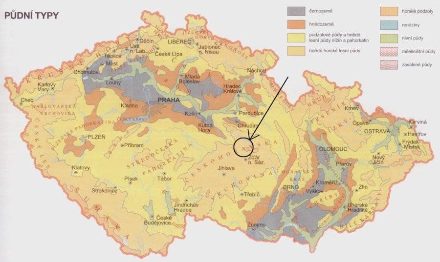 Kde je v ČR černozem?
