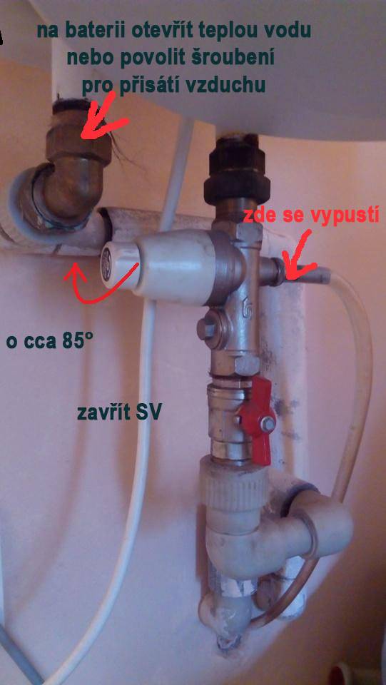 Jak dlouho se vypouští bojler?