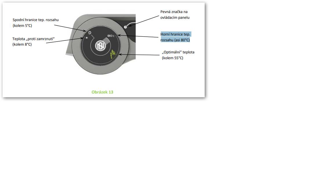 Jak nastavit teplotu na bojleru Dražice?