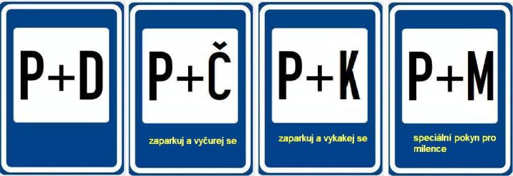 Zajmav dopravn znaka.