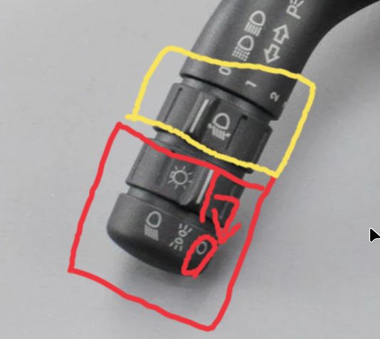 Jak zhasnout svtla na VW FOX #2