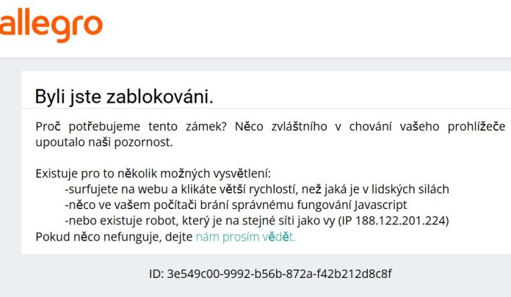 Nejde mi nkup na Allegru pro jednotlivce #2