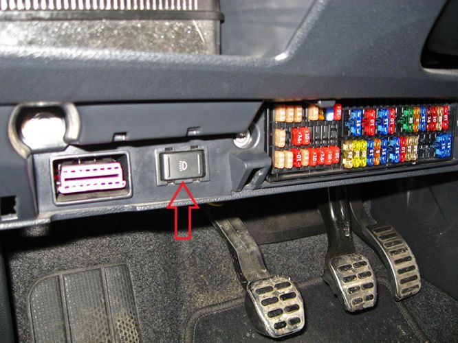 Ovldac pka osvtlen vw fox