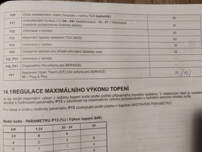 Obhov erpadlo kotle kotle Baxi b non-stop a hlu