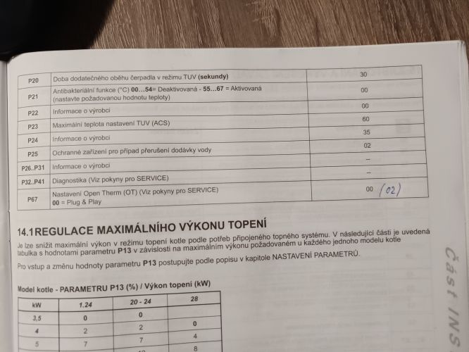 Obhov erpadlo kotle kotle Baxi b non-stop a hlu #2