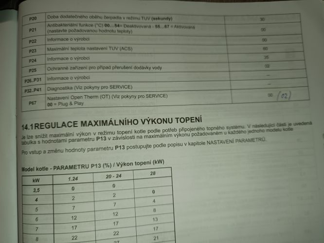 Obhov erpadlo kotle kotle Baxi b non-stop a hlu #3