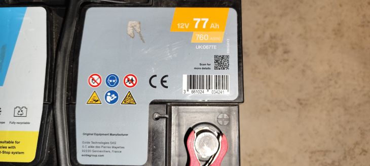 St autobaterie Exide #2