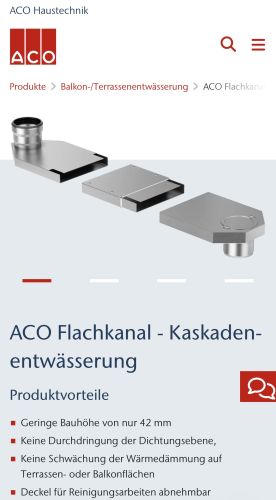 Skryt svod terasov kaskda