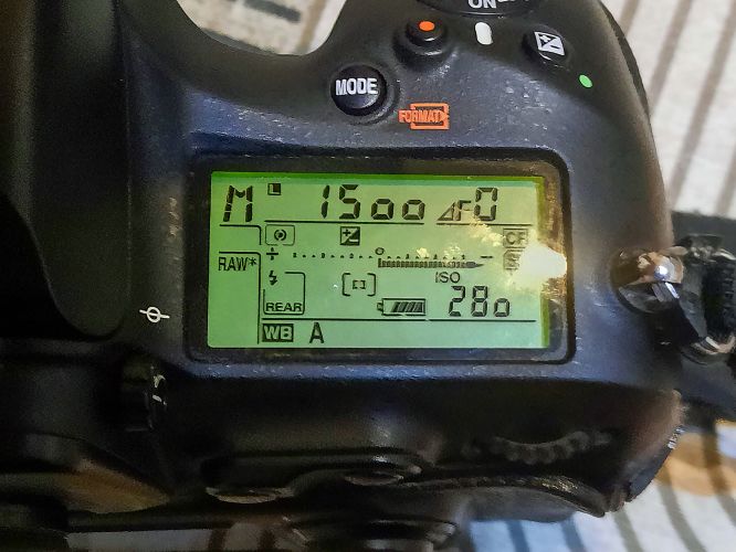 Zmena nastaven Nikon D810 #2