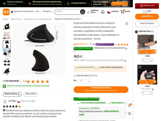 D se na Temu koupit takovto ergonomick LH my? #7