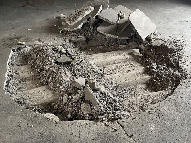 Podlaha podkrov - odvoz su