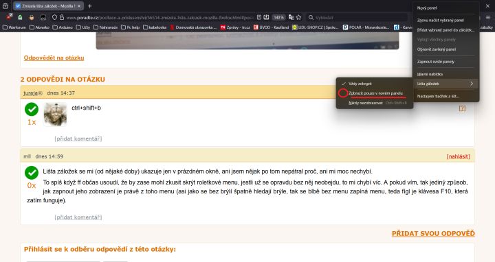 Zmizela lita zloek - Mozilla Firefox #3