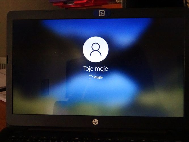 Obrazovka pi startu potae #2