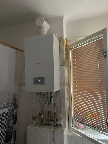 Mokr ze za plynovm kotlem