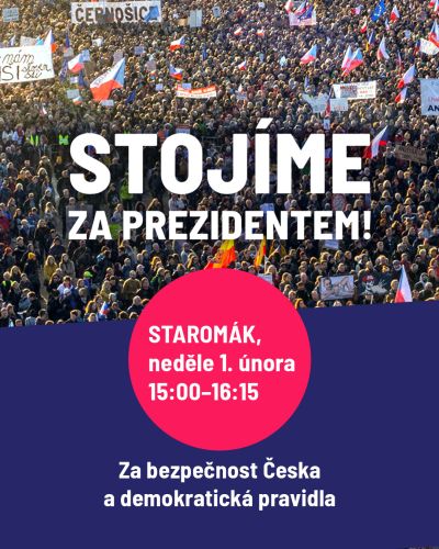 Demonstrace na podporu prezidenta #3