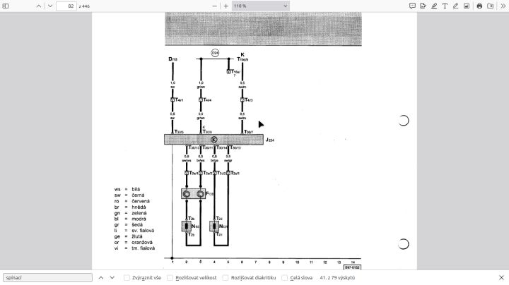 Felicia, starter toci, nenastartuje motor, nesviti kontrolky #13