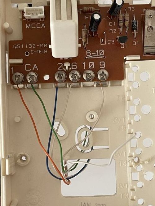 Zapojení domovního telefonu 4+n