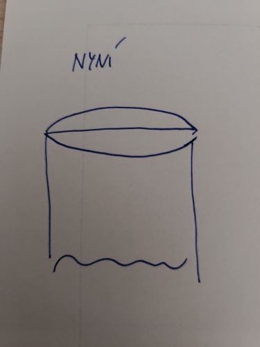 Betonování poloviční skruže na studnu