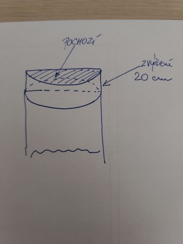 Betonování poloviční skruže na studnu #2