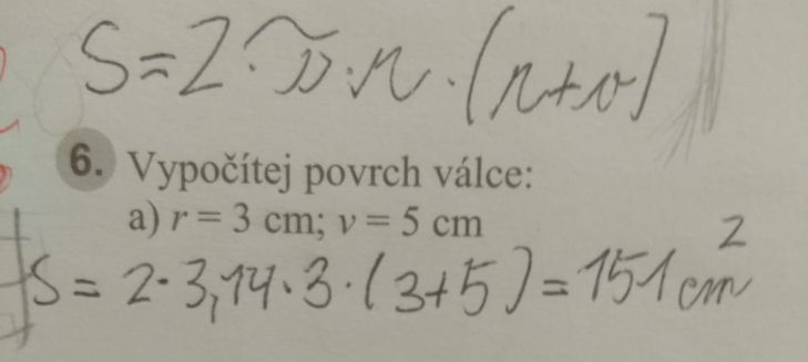 Plocha válce