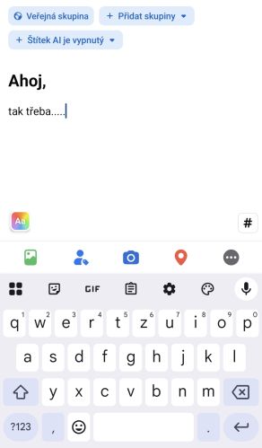 Formátování textu na Facebooku