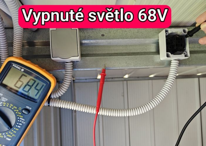 Probíjení 68V přes bránu