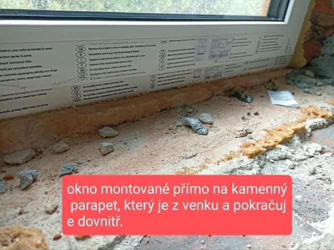 Plastová okna, zatékání, tepelný most