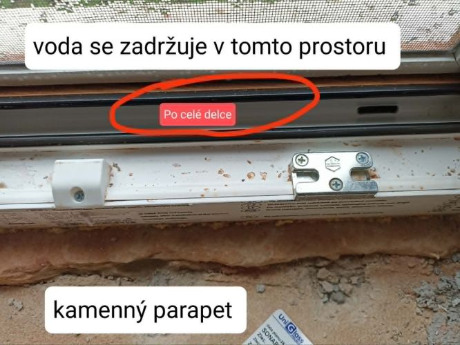 Plastová okna, zatékání, tepelný most #2