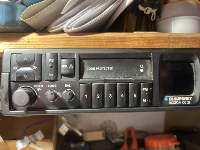Blaupunkt cc 22 odblokování pomocí kódu