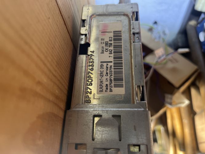 Blaupunkt cc 22 odblokování pomocí kódu #2